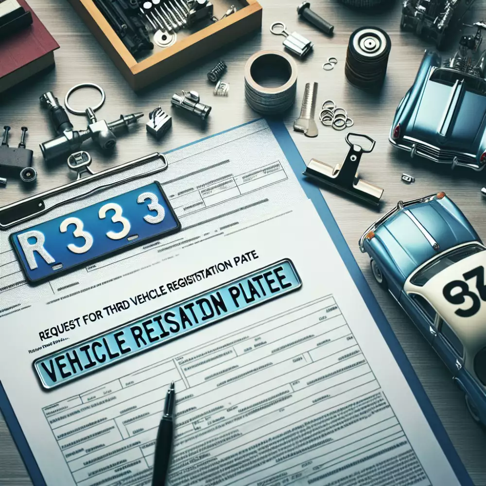 žádost o třetí spz