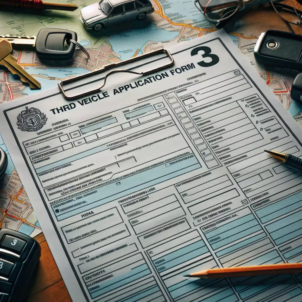 žádost o třetí spz